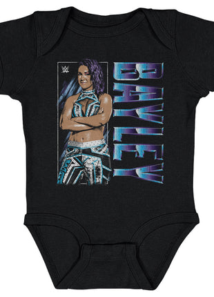 Bayley WWE Vertical Name Kids WWE Baby Onesie