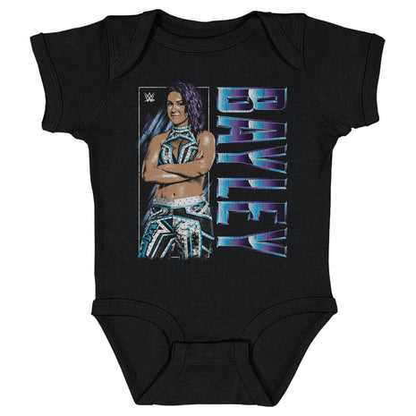 Bayley WWE Vertical Name Kids WWE Baby Onesie