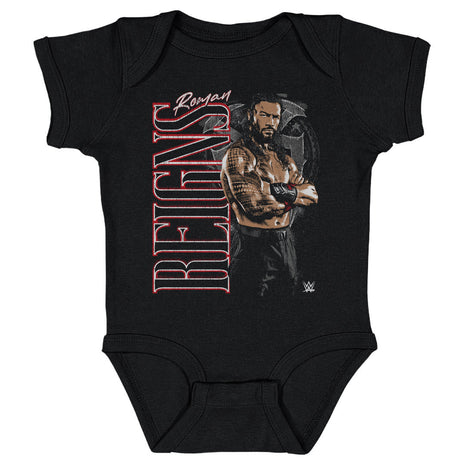 Roman Reigns WWE Vertical Name Kids WWE Baby Onesie