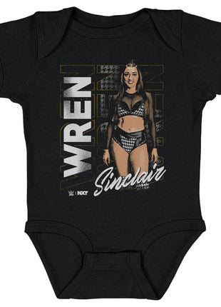 Wren Sinclair Vertical Name Kids WWE Baby Onesie