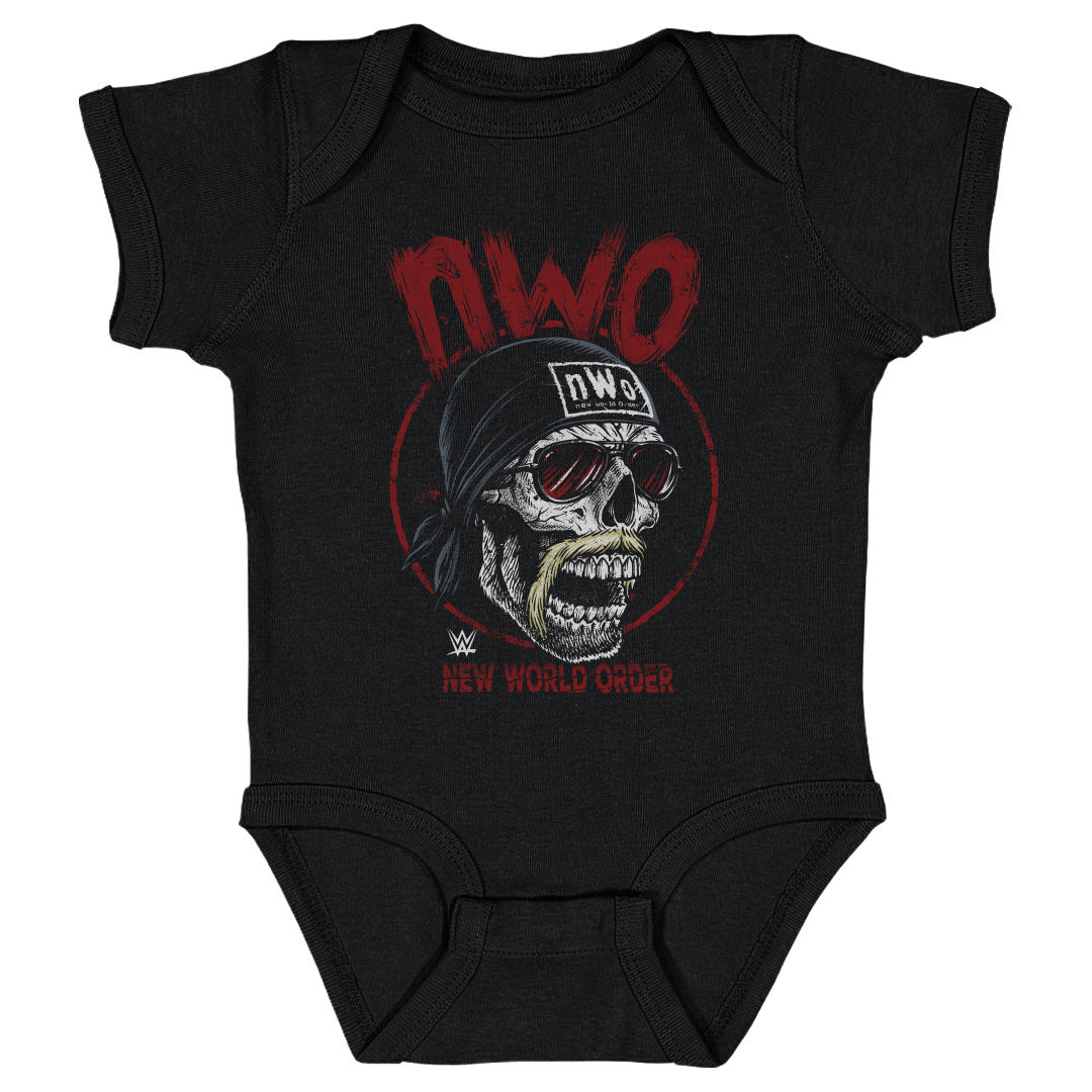 ♡ DimMoire Baby Skull BIG T Black nWo Hogan Skull WHT – Signed By Superstars