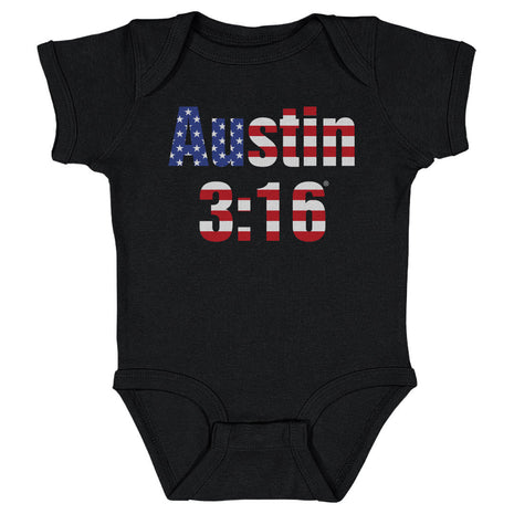 Stone Cold Steve Austin WWE 316 American Flag Kids WWE Baby Onesie