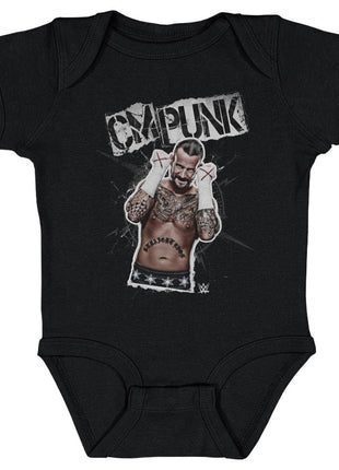 CM Punk Grunge Kids WWE Baby Onesie