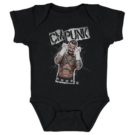 CM Punk Grunge Kids WWE Baby Onesie
