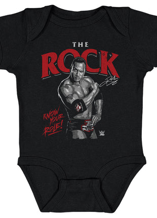 Body bébé enfant WWE The Rock Know Your Role