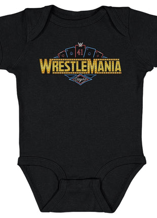 Wrestlemania 41 Las Vegas Logo WHT