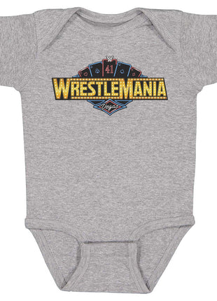 Wrestlemania 41 Las Vegas Logo WHT