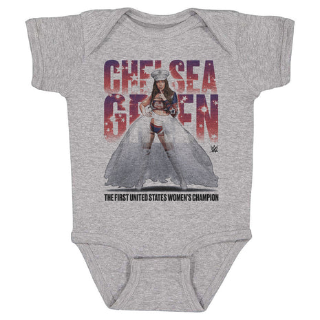 Chelsea Green Stars Kids WWE Baby Onesie