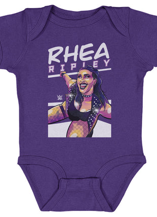 Rhea Ripley Illustration Kids WWE Baby Onesie