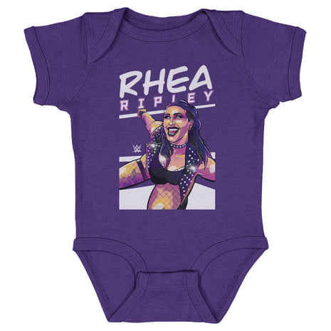 Rhea Ripley Illustration Kids WWE Baby Onesie