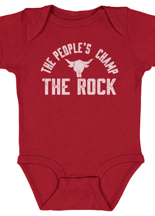 The Rock The People's Champ Logo WHT