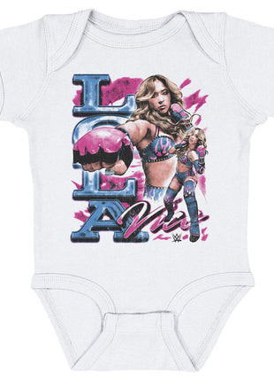 Lola Vice Vintage Kids WWE Baby Onesie