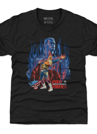 Cody Rhodes Flames Kids WWE T-Shirt