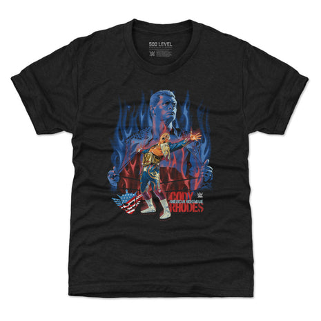 Cody Rhodes Flames Kids WWE T-Shirt
