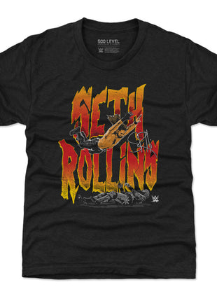 Seth Rollins Splash WWE Kids T-Shirt