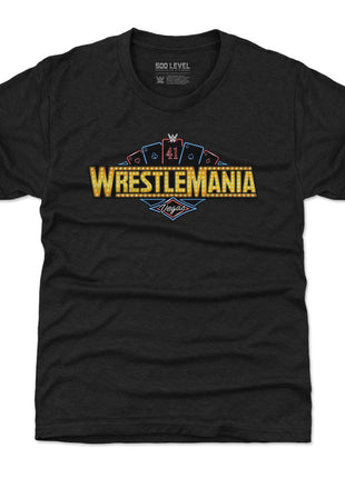 Wrestlemania 41 Las Vegas Logo WHT