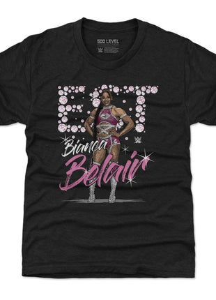 Bianca Belair Name Pose WHT