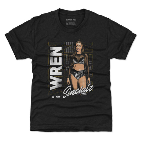 Wren Sinclair Vertical Name Kids WWE T-Shirt