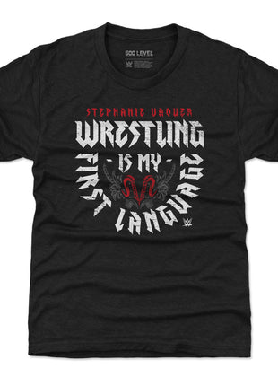Stephanie Vaquer First Language Kids WWE T-Shirt
