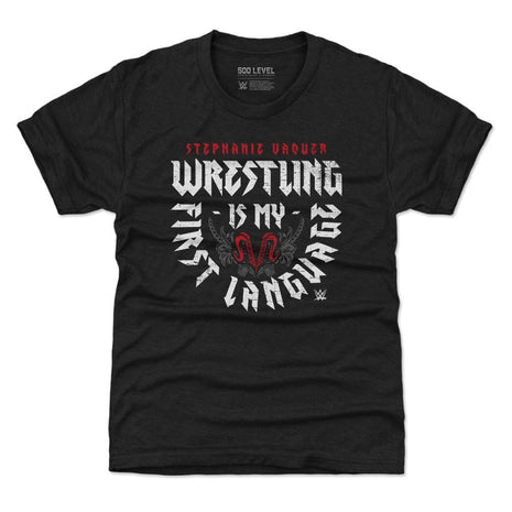 Stephanie Vaquer First Language Kids WWE T-Shirt