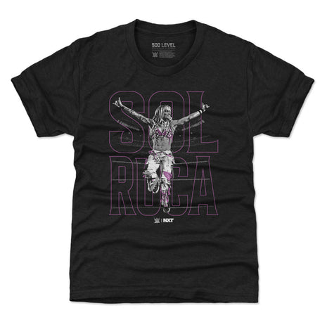 Sol Ruca WWE Name Outline Kids WWE T-Shirt