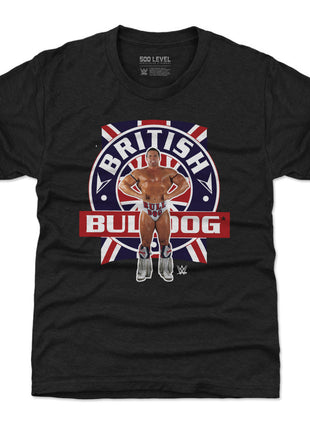 British Bulldog Flag Pose Kids WWE T-Shirt