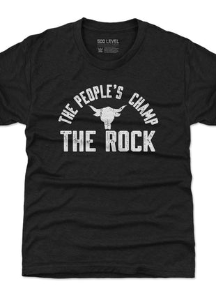 The Rock The People's Champ Logo WHT