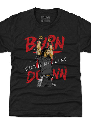 Seth Rollins Burn It Down WWE Kids T-Shirt