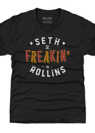 Seth Rollins Seth Freakin Rollins Text WWE Kids T-Shirt