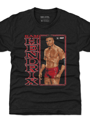 Kam Hendrix WWE Vertical Name Kids WWE T-Shirt