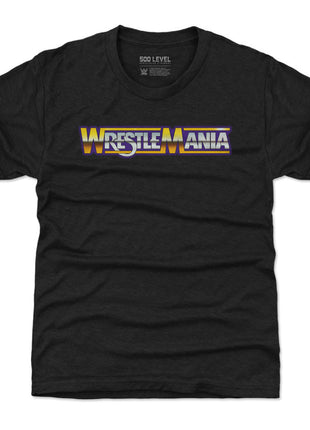 Wrestlemania Logo WHT