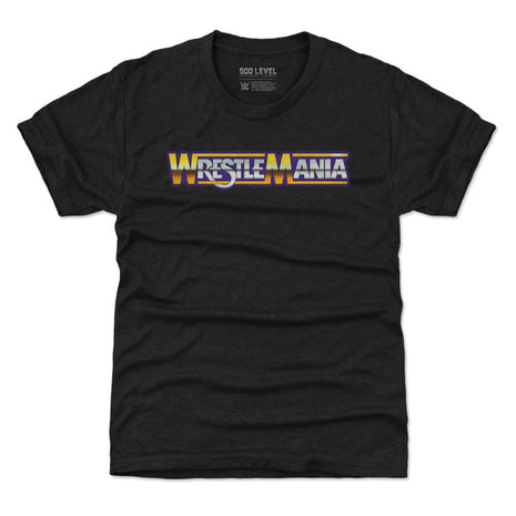 Wrestlemania Logo WHT