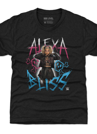 Alexa Bliss Skulls Kids WWE T-Shirt