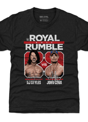 John Cena Vs A.J. Styles Royal Rumble 2017 WHT