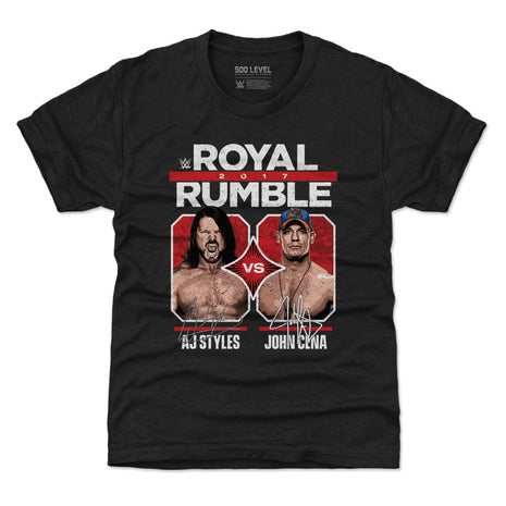 John Cena Vs A.J. Styles Royal Rumble 2017 WHT