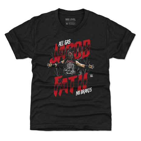 Jacob Fatu All Gas No Breaks Kids WWE T-Shirt