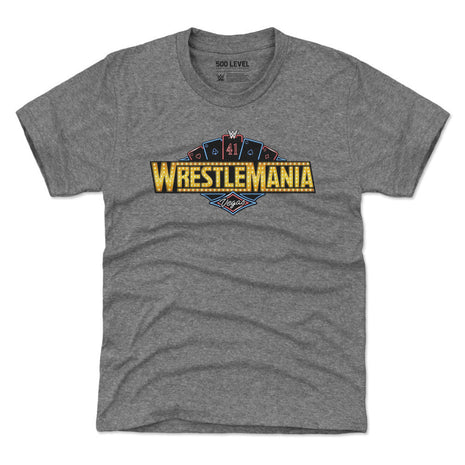 Wrestlemania 41 Las Vegas Logo WHT