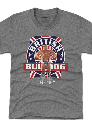 British Bulldog Flag Pose Kids WWE T-Shirt