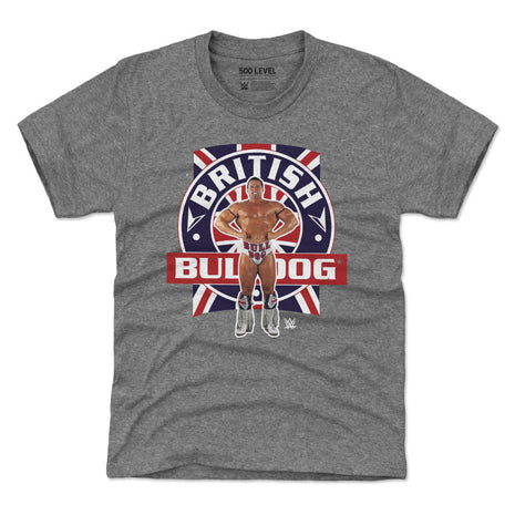 British Bulldog Flag Pose WHT
