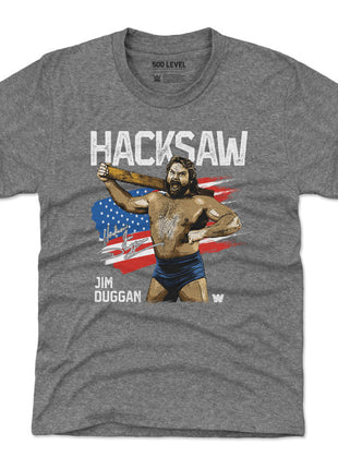 Hacksaw Jim Duggen Flag WHT