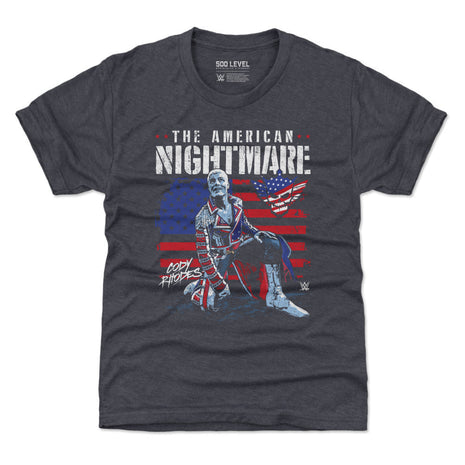 Cody Rhodes American Flag WWE Kids T-Shirt
