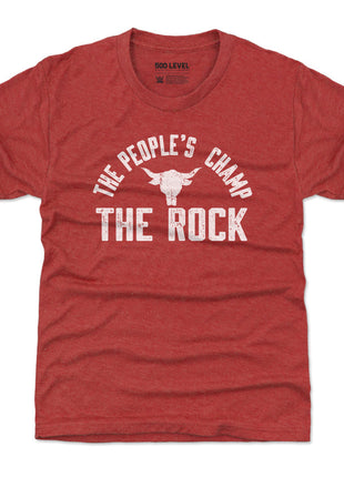 The Rock The People's Champ Logo WHT