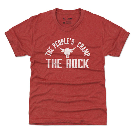 The Rock The People's Champ Logo WHT