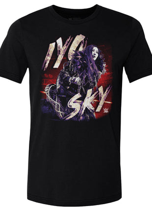 Iyo Sky Bitmap Men's WWE Cotton T-Shirt