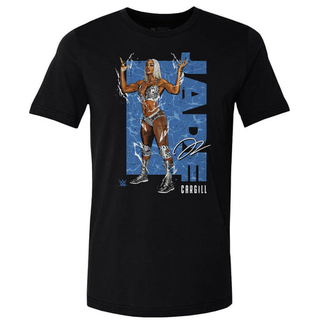 Jade Cargill Electric Pose WWE Men's Cotton T-Shirt