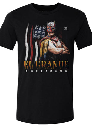 El Grande Americano WWE Flag Grunge Men's WWE Cotton T-Shirt