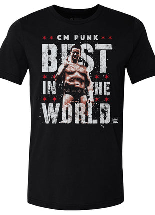 CM Punk Best In The World Vector Men's WWE Cotton T-Shirt