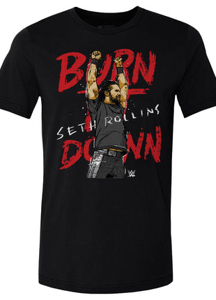 Seth Rollins Burn It Down WWE Men's Cotton T-Shirt