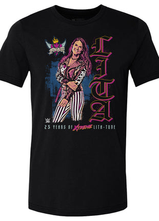 Lita 25th Anniversary Vertical WWE Men's Cotton T-Shirt