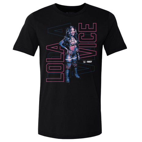Lola Vice Vertical Outline WWE Men's Cotton T-Shirt